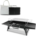 Black Compact Desktop Charcoal Grill