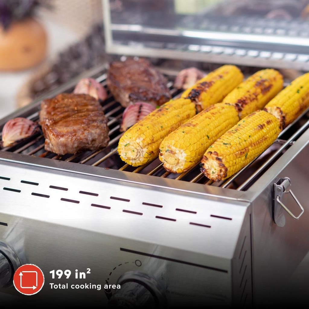 2‑Burner Tabletop Propane Gas Grill