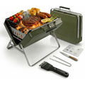 Large Folding Stainless Steel Charcoal Grill