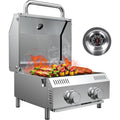 2‑Burner Portable Tabletop Propane Gas Grill