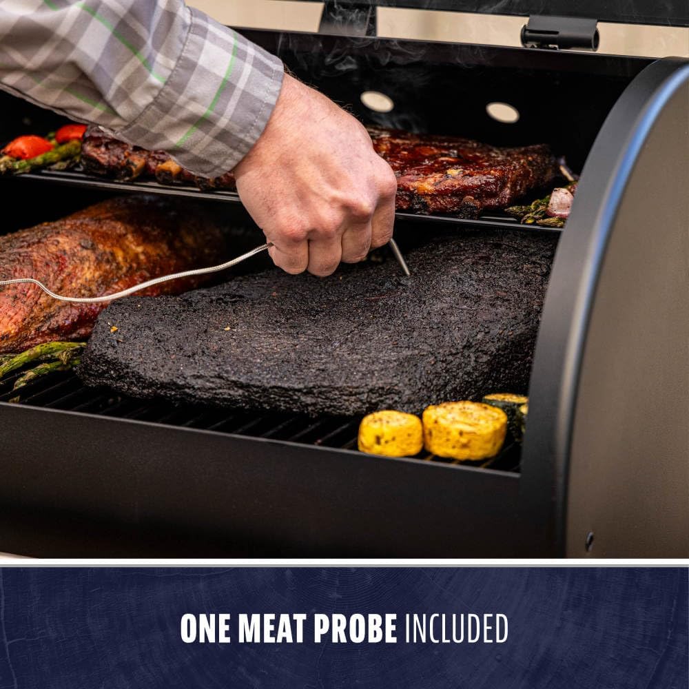 Black Digital Wood Pellet Grill & Smoker