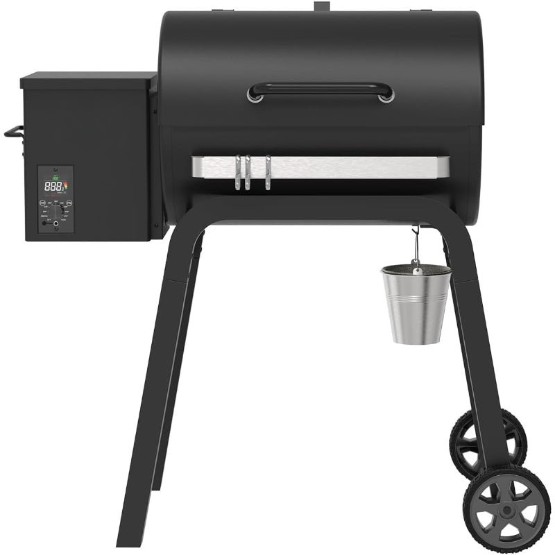 Black Digital Wood Pellet Grill & Smoker