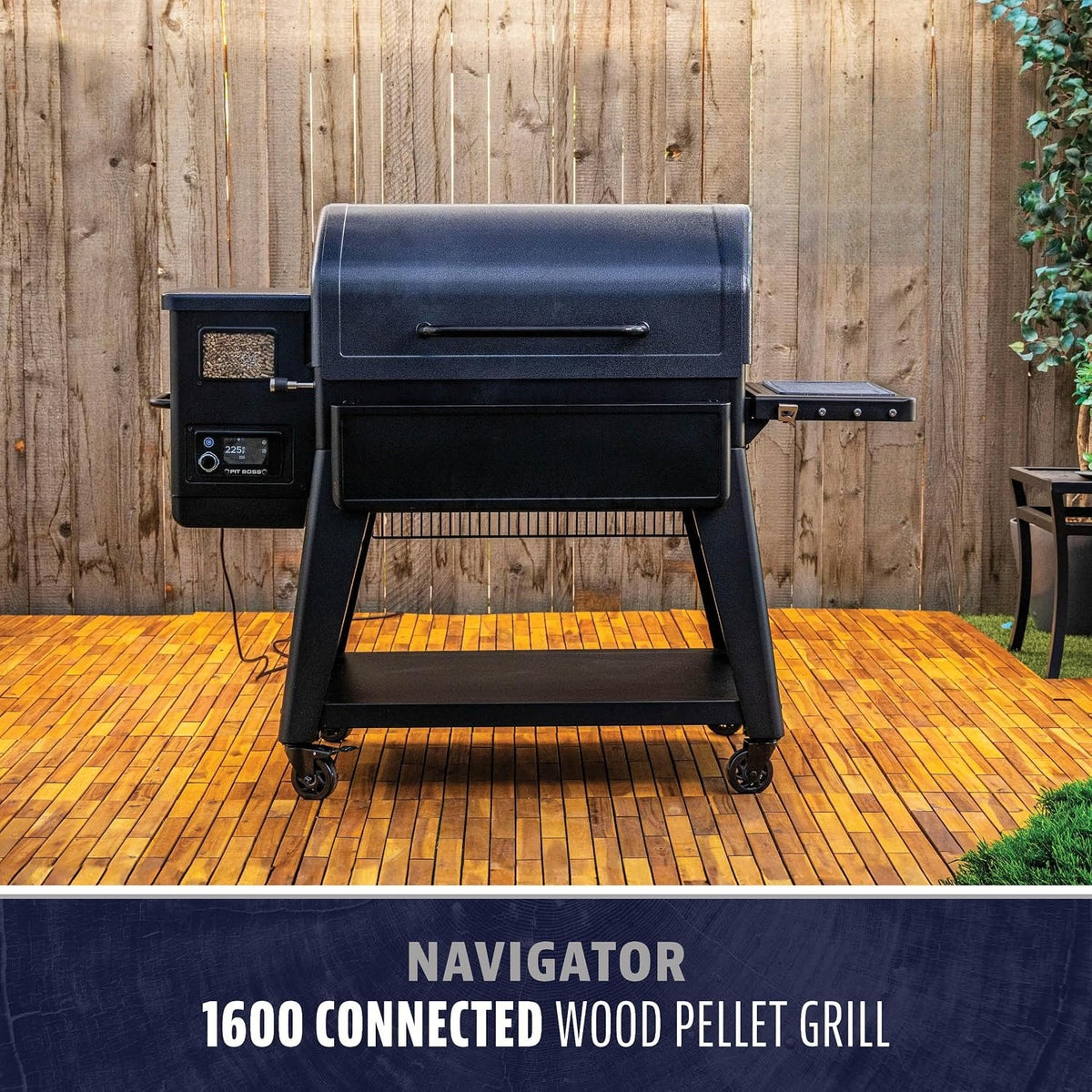 1600  Navigator Series WiFi Wood Pellet Grill & Smoker