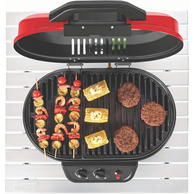 2‑Burner Portable Tabletop Gas Grill