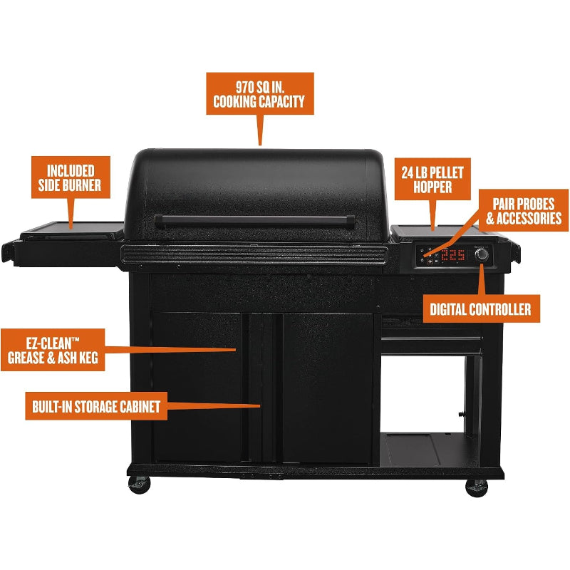 WiFi Wood Pellet Grill & Smoker