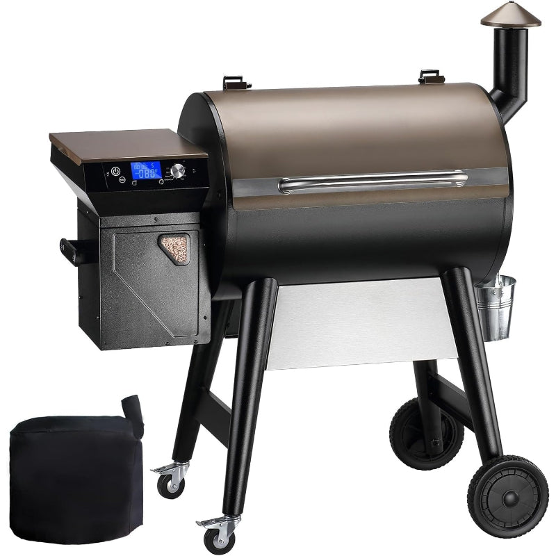 8‑in‑1 PID Electric Pellet Grill & Smoker